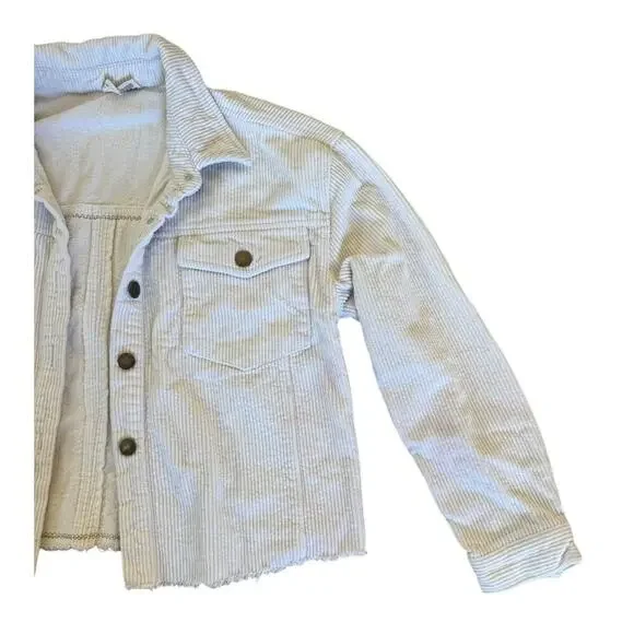 SUBLIME Punk Rock Ska 90s Upcycled Retro Vintage Corduroy Crop Jacket Size Small - Picture 6 of 12